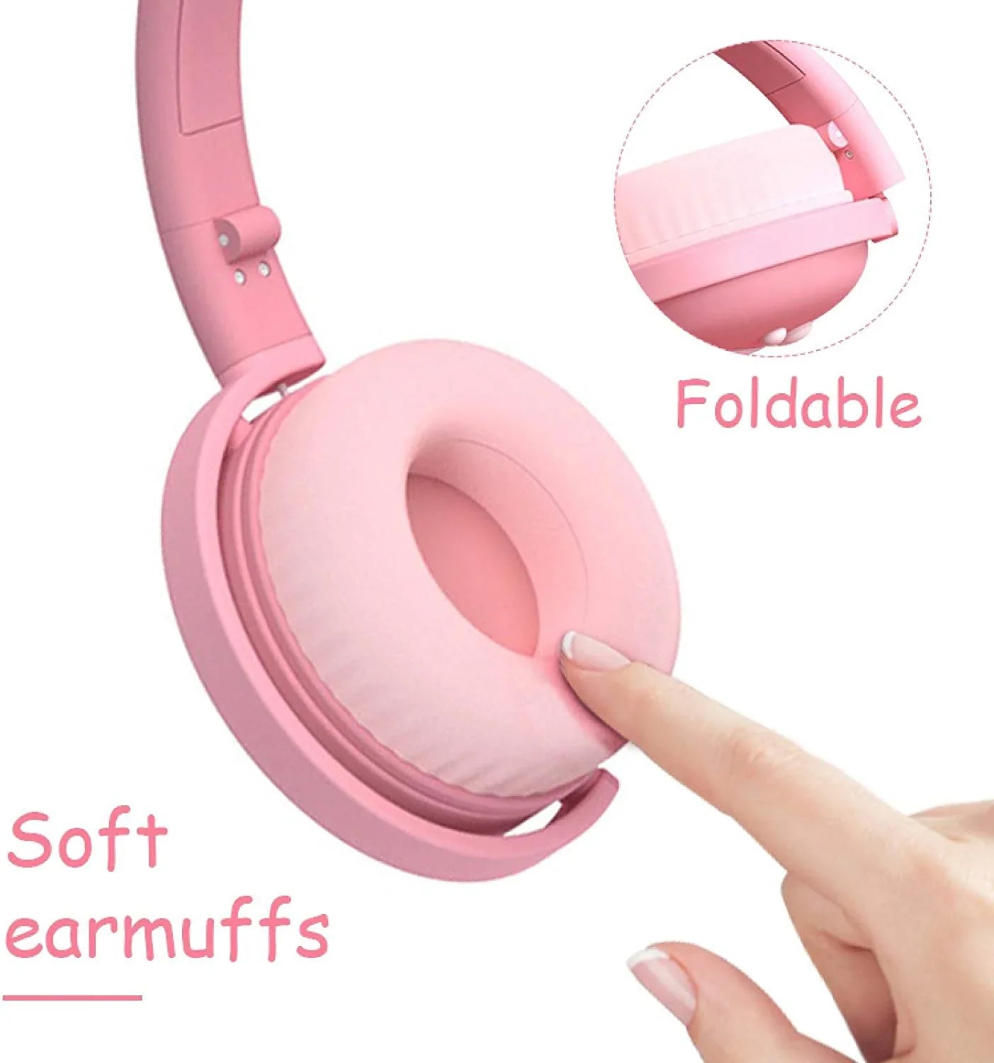 Cute cat headphones for her