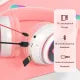 Cute cat headphones for her