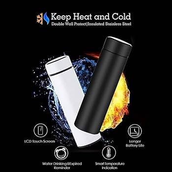 Digital Temeprature Controlled And Temperature Display Waterbottle 500ML