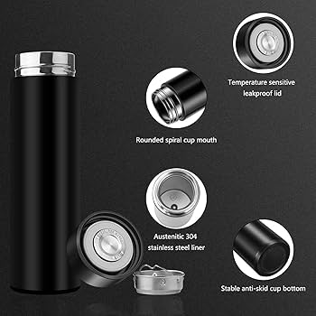 Digital Temeprature Controlled And Temperature Display Waterbottle 500ML