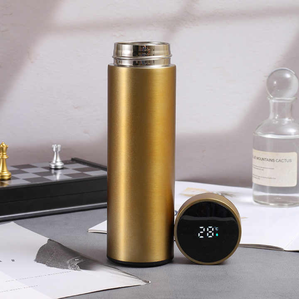 Digital Temeprature Controlled And Temperature Display Waterbottle 500ML